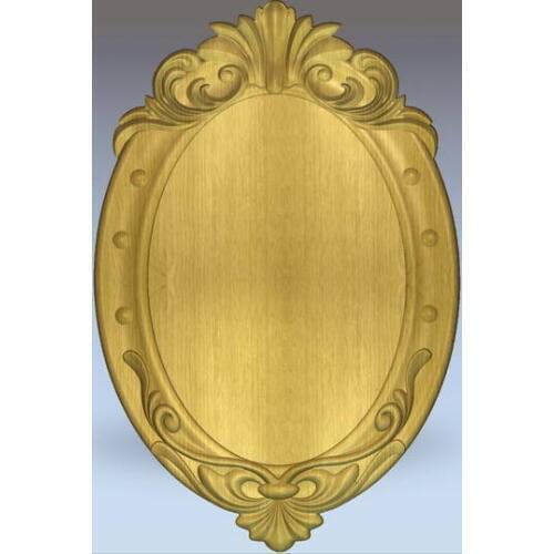 Frame 3D MODEL FOR CNC in stl file Frame_Mirror_1