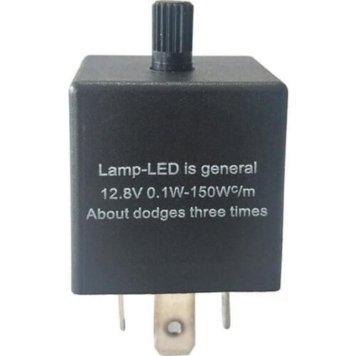 High Quality Adjustable 3 Pin LED Electronic Flasher Relay 3 Pin LED Automotive Electronic Flash Relay Car Relay CF14 JL-02