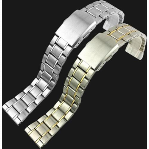 Stainless Steel Watchbands Silver 12mm 14mm 16mm 18mm 20mm 22mm Metal Watch Band Strap Wrist Watches Bracelet And Tool