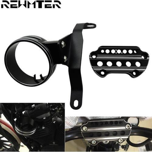 Motorcycle Instrument speedometer Bracket Case Housing Side Mount Relocation Cover For Harley Sportster 883 2004-2018