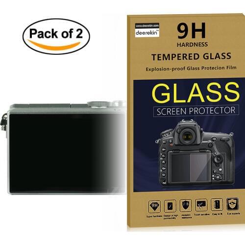 2x Self-Adhesive 0.25mm Glass LCD Screen Protector for Nikon 1 J5 J4 V3 J3 J2 V2 S2 Mirrorless Digital Camera