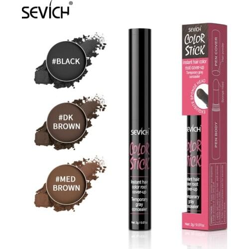 Sevich 3 Colors Hair Root Shadow Powder Pen Waterproof Hair Shadow Trimming Hairline Edge Control Hair Root cover-up stick