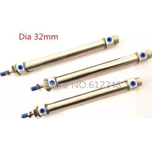SMC Type Pneumatic Cylinder CDM2B32-100/125/150/160/175 Mini Pneumatic Double Acting