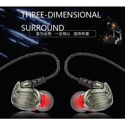 Universal 3.5mm Stereo Earphones Sports Bass Earbuds In-ear Earphones with MIC Volume Control for iPhone IOS Huawei Android