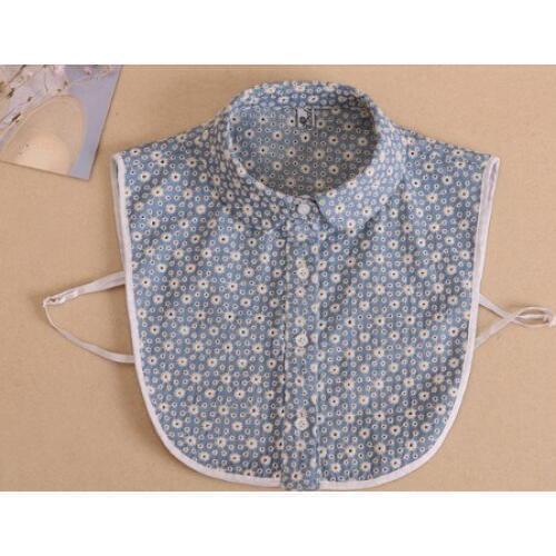 Vintage Wild doll collar shirt fake chiffon decorative collar Hot Women Solid Pretty Hollow Lace Embroidery Floral lace collar