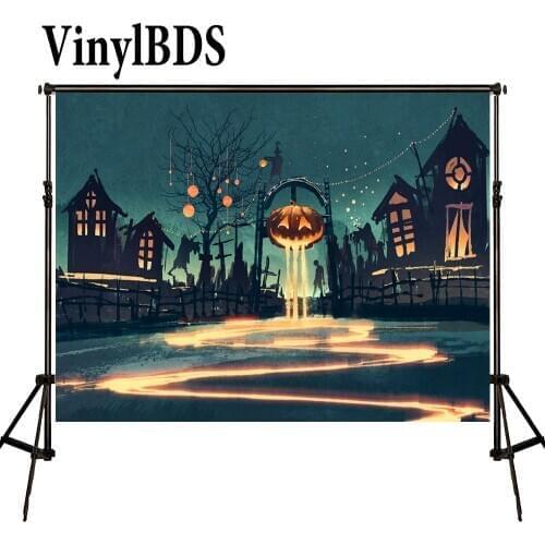 VinylBDS Photo Background Halloween Backdrop Summer Backgrounds Fairy Tale Forest Backdrops Children Photo Background For Boys