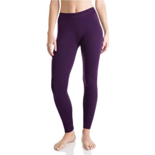 Womens Merino Wool Base Layer Lightweight Bottoms -100% Merino Wool Women Baselayer Thermal Pants 160G