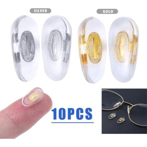 10pairs Nose Pads Support Brace Screw-in Fit For Eyeglasses Sunglasses Spectacles Reading Glasses Eyewear Accessories