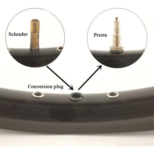 10pcs/lot Bicycle Valve Conversion Plastic Washer Schrader Valve Rims Change To Presta Valve AV-FV Rims MTB bike Accessories