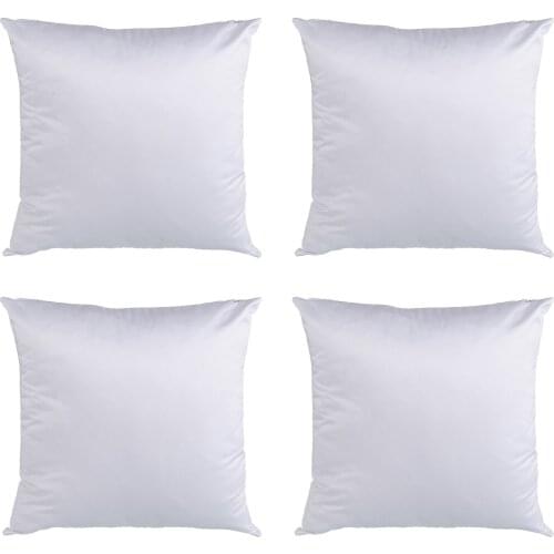 4Pack Sublimation Blank Pillow Case DIY Sofa Office Car Waist Cushion Cover
