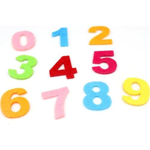 800pcs Felt Number Die Cut Set - 32mm Tall - Great for Learning Advent Calendar