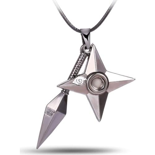 Anime Movies TV Figure Akatsuki Necklace Men Women Fashion Jewellery Gifts Pendant Necklace For Best Friend Best Bestie