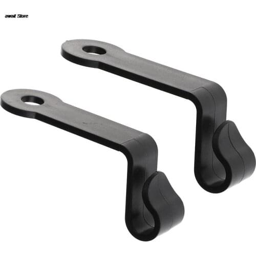 2pcs/pair Car Seat Back Hooks Vehicle Hidden Headrest Hanger for Handbag Coat Storage Hanger Car Accessories Auto Hook Organizer