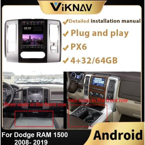 2DIN Android Car Radio HD Multimedia Player For Dodge RAM 1500 2008- 2012 Car radio Touch Screen Auto DVD Stereo headunit