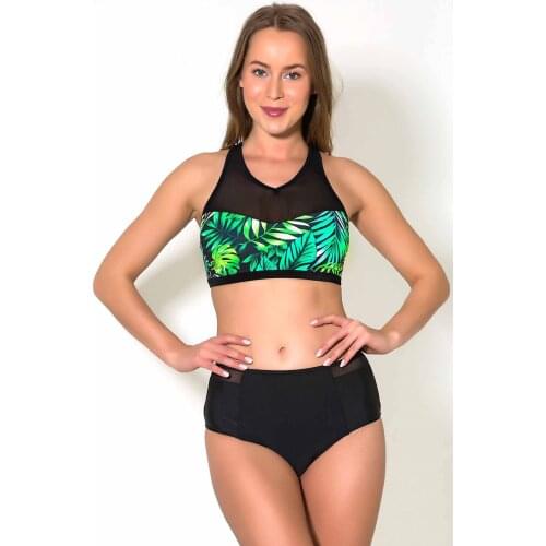 C & City 2863 High Waist Bikini Suit Visual
