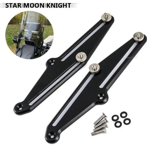 For Yamaha Tenere 700 XT700Z XTZ 700 T7 Motorcycle Windscreen Adjusters CNC Windshield Bracket Windshield Support Holder kits