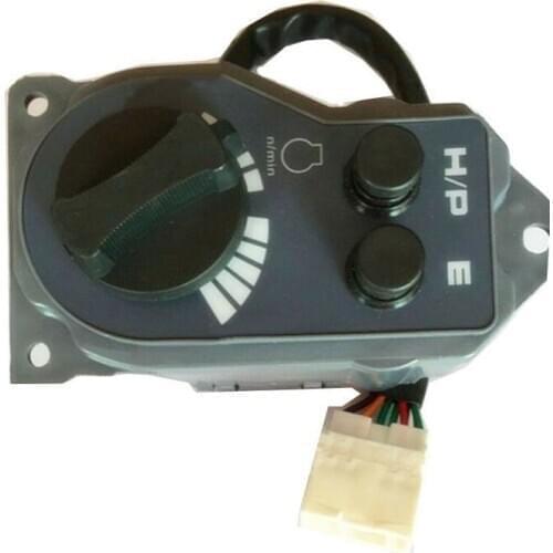 EX200-5 4341545 Fuel dial Manual Gas knob Switch fits for HITACHI excavator EX200-5 EX200-3 EX220-5