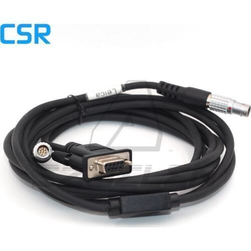 FGG 1B 5pin to 1b 7pin and DB9 plug for Y cable TM30/TS30 total station to PC DB9 and extenal batteri