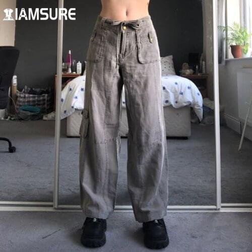 Широкие джинсы IAMSURE China At AliExpress