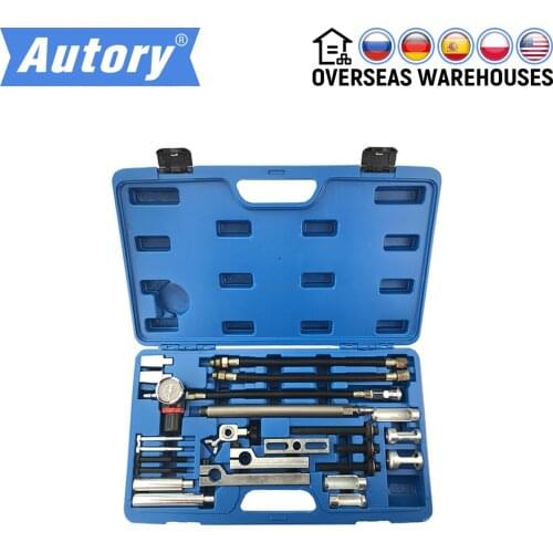 Valve Spring Compressor Engine Valve Stem Seals Remover Installer Replacement Tool for Mercedes-Benz BMW Volvo Toyota Ford VAG
