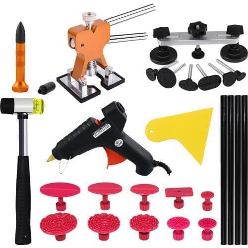 Paintless dent repair tools Dent Repair Kit Car Dent Puller with Glue Puller Tabs Removal Kits for Vehicle Car Auto
