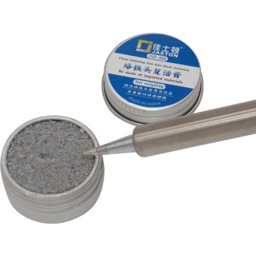 JASTON JSD-40A Electric Soldering Iron Head Resurrection Refresher Clean Paste for Oxide Solder Iron Tip