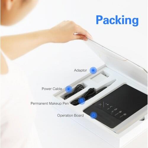 Dermographe Maquillage Tattoo Machine Kits Microblading Charme Princesse PMU Machines Touch Screen Digital LCD Control Panel Pen