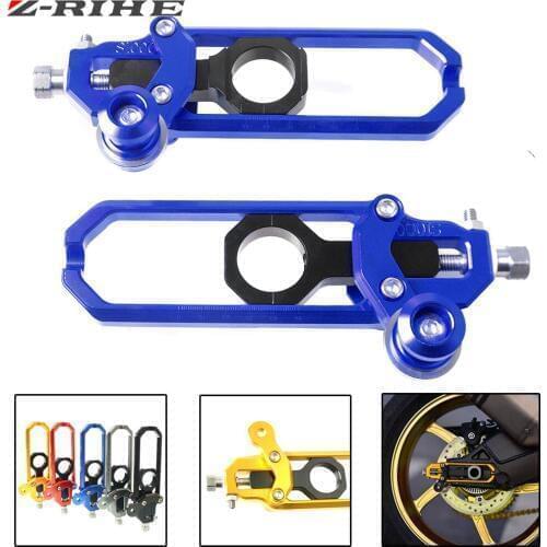 Motorcycle Left & Right Chain Adjusters with Spool Tensioners Catena For BMW S1000RR 2009-2014 / S1000R 2013-2017
