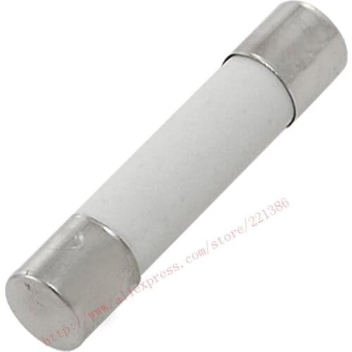 Wholesale 10PCs/Lot x 10 Pcs 250V 1A 6x30mm Cylindrical Ceramic Tube Fuses Link