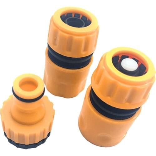 Garden Hose Pipe 3pc Tap Connector Conection Set Fitting Adaptor Hoselock for Garden Irrigation Washing Car Tools