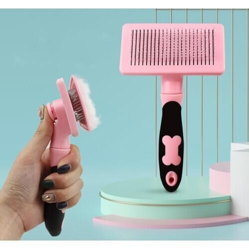 Pet Comb Cleaning Brush, Cat and Dog Grooming Brush, Clean Pet Hair Removal Dog Cat Brush Comb Pet Grooming Pet Hair Remover