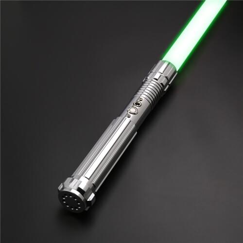 CIELTAN RGB Lightsaber Fight Heavy Dueling Sword Metal Handle 12 Colors 6 Sound Change FOC Force FX Toys juguetes Light Saber