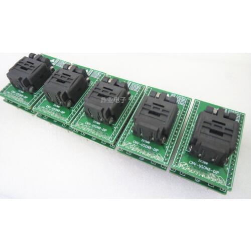 USON8 QFN8 CNV-QFN8 IC testing seat Test Socket test bench block Distributor Wholesale New 2*3MM spacing 0.5mm