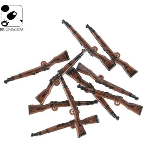 WW2 Military Guns Weapons Building Blocks Army Figures Soldiers Accessory City Soviet Soldiers Parts Equipment Bricks Kids Toys