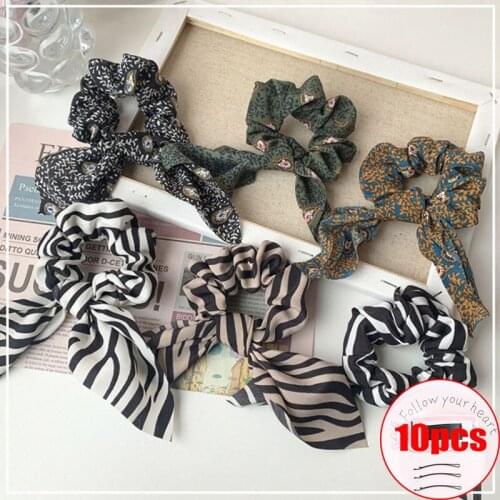 New Weaving Personality Creative Fashion Gradient Color Stretch Fashion Hair Rope Rainbow Hair Rope Hair Accessories