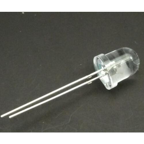 10PCS/LOT 8mm 850nm IR LED Infrared Diode Lamp 45 Degree Long Leg Through Hole 12mil chip