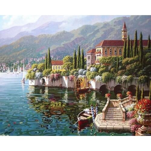 14/16/18/27/28 Top Quality Beautiful Counted Cross Stitch Kit Abstraction Beauty and Grape A12761 landscape