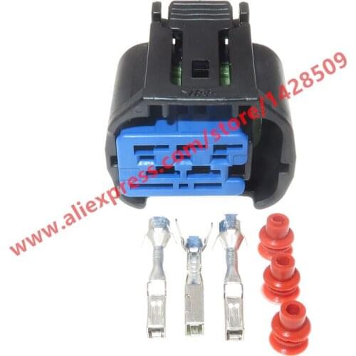 5 Sets 3 Pin Auto Engine Sensor Plug Waterproof Female Automotive Connector For Hyundai HP405-03021