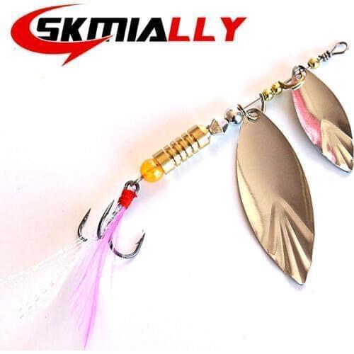 5PCS 7g 10gNoise Sequins Spinner Baits Metal Fishing Lure Spoons Paillette Artificial Spoon Lures Bass Lures Metal Sequin Bait