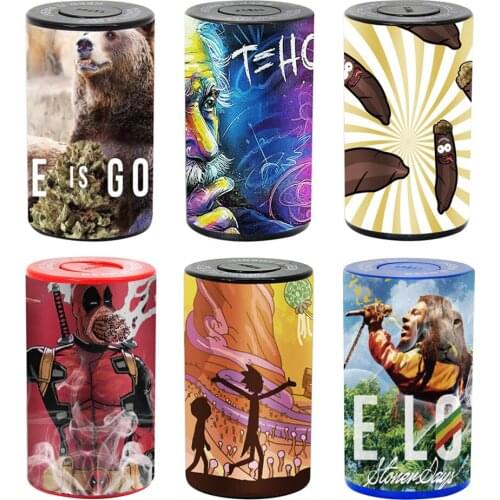 Smoking accessories plastic sealed tank storage box UV pattern vacuum moisture-proof storage tank tobacco accessories