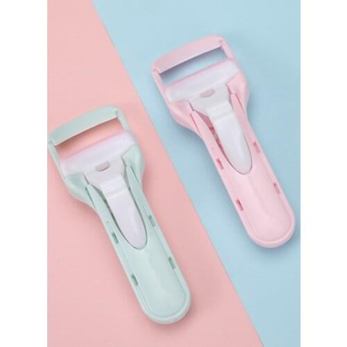 Malian Portable Women Pressing Eyelash Curler Curling Lasting Eyelashes Cosmetic Beauty Makeup Tool Send Silicone Pad