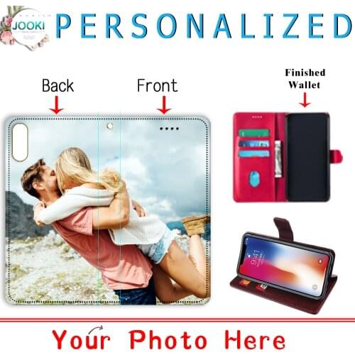 Android one S7 Custom Phone cover ,Choose Your wedding pictures Logo Image Personalized Wallet Leather case for Android one S7