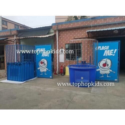 Cheaper price Interactive outdoor party water sport dunking booth inflatable water dunk tank game