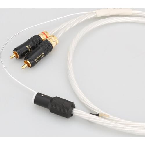 Free shipping 1.5M ODIN Tonarm Cable 5 Pin DIN & RCA Phono Turntables Analog Cable
