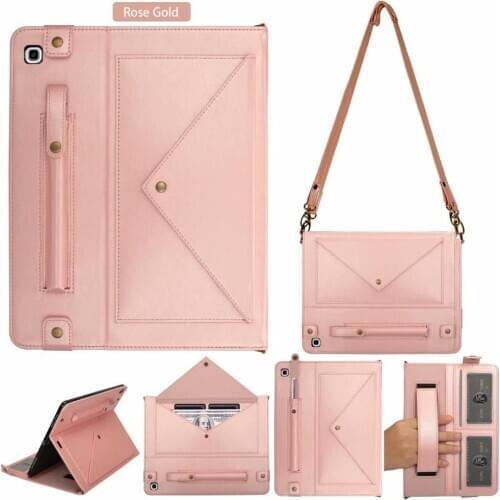 Multifunction Shoulder Bag For Samsung Galaxy Tab S5e SM-T720 T725 10.5" Case Cover Wallet Leather Tablet Case Envelope Pouch