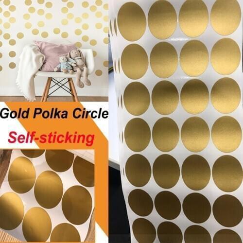 Multiple Size DIY Dots Wall Stickers Home Decoration For Kids Baby Rooms Fridge Bedroom Wall Decals Peel & Stick Vinyl Wallpaper