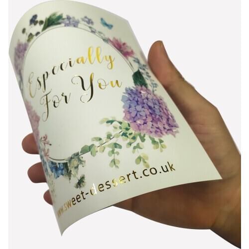 Personalize Display Card Texture Print Business Cards Gold Foil and Customizable