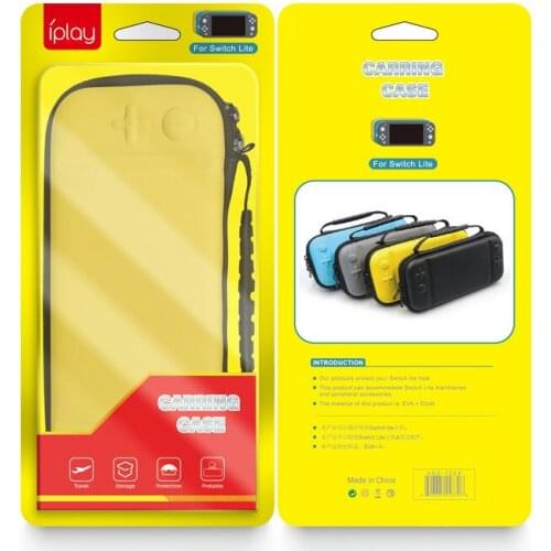 Portable Hard EVA Storage Bag Handbag Shell Carrying Traveling Case for Nintend Switch Lite Console & 8 Game Card Slots Holder