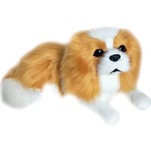 Realistic Charlie Dog Lucky Simulation Dog Poodle Plush Toys Figure Toy Dog Plush Stuffed Anim Toys For Kids Adults Dropshipping