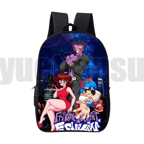 Anime Friday Night Funkin Backpacks Kids back to School Gift Teenagers High Quality Mochila boys girls Student School Travel bag